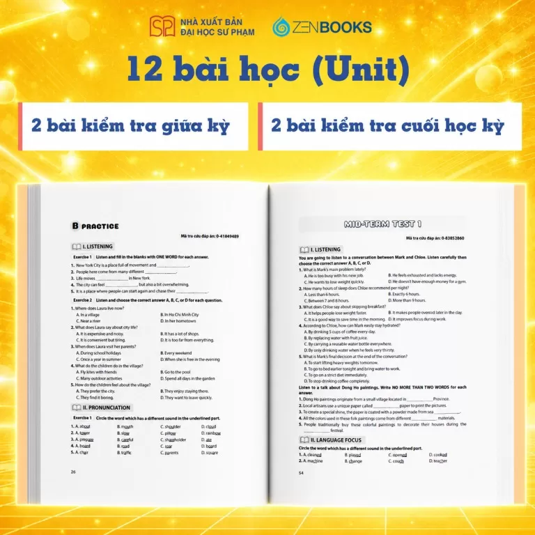 MỞ KHÓA ĐIỂM CAO TIẾNG ANH LỚP 9